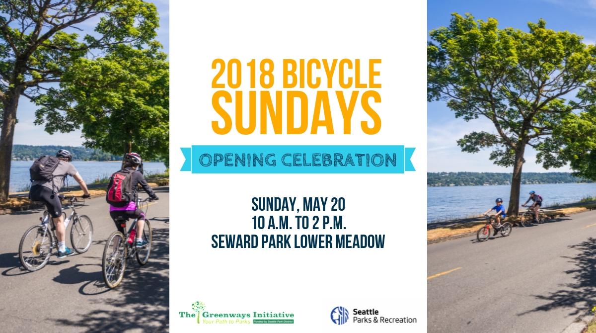 Bicycle Sundays Opening Celebration Seattle Area Family Fun Calendar