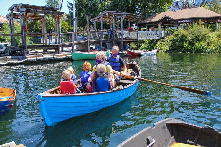 Free Rowboat Rentals Public Peapod Program at the Center for