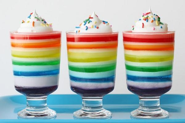 Rainbow Jello Push Pops - Hoosier Homemade