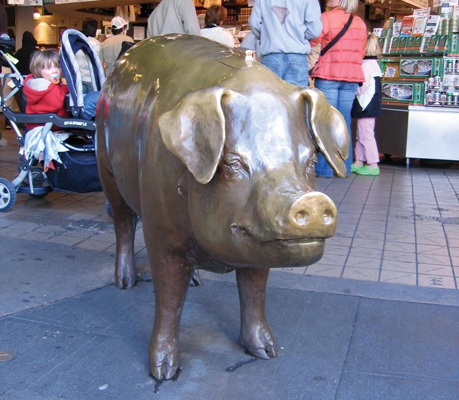 9 Facts About Pike Place Market's Rachel the Pig