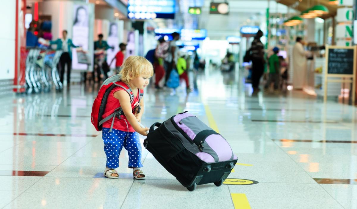 kids airplane luggage