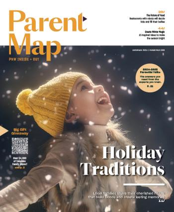 Cover of ParentMap's December 2024 magazine issue