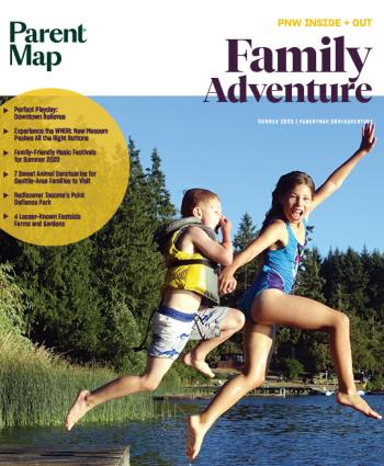 Cover of the 2023 issue of ParentMap Summer Family Adventure Guide