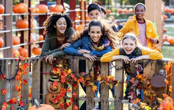 Kids enjoy a Seattle fall festival with pumpkins, games and other seasonal activities