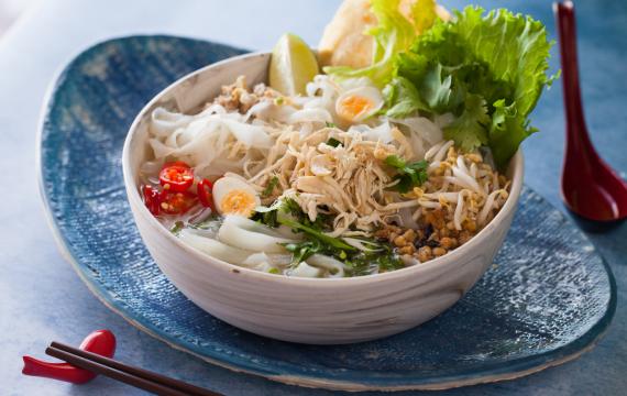 Chicken pho is especially delicious during cold and flu season