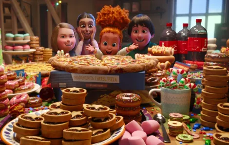 image from the Netflix holiday movie That Christmas