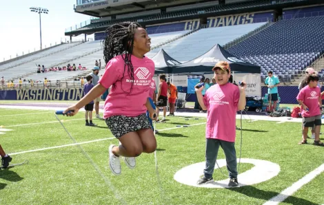 girls jumping rope Boys & Girls Clubs