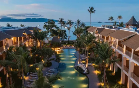 Family-friendly hotel in Samui, Thailand on the beach