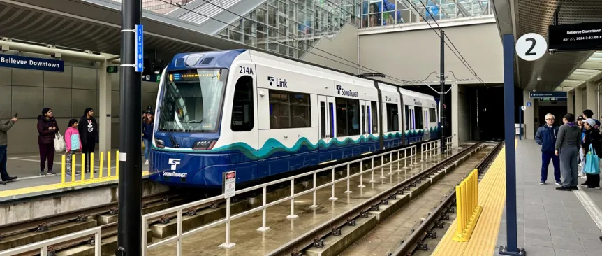 Sound Transit East Link 2 Line in opens for work and play in Bellevue