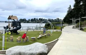 Visit Meydenbauer Bay Park's playground this weekend, one of the many things to do near Seattle